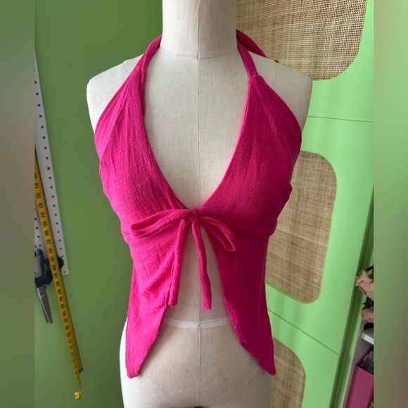 Pink Halter Top - Picture 3 of 3